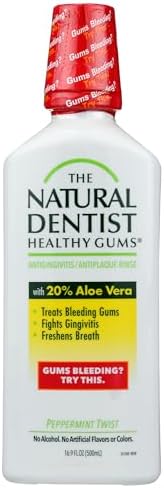 Natural Dentist Healthy Gums Rinse Peppermint Twist 16.9 fl oz (500 ml)