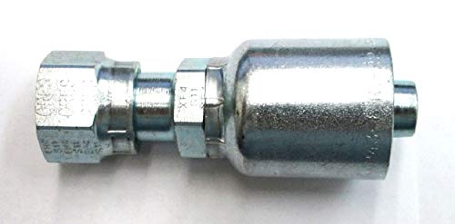 HF 1JS43-06-08 - Parker 1JS43-6-8 Fitting 1/2'' Hose X 3/8'' Female Seal-Lok - Swivel - Long (Forseal/O-Ring Face)