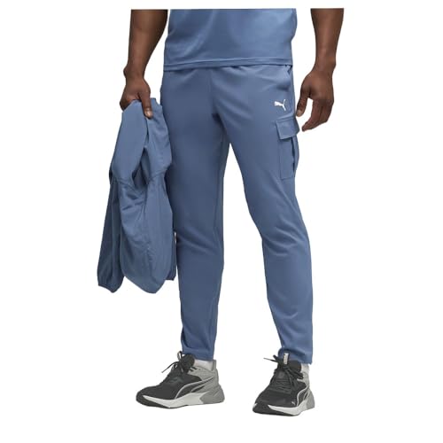 PUMA Mens Train All Day Tech Men Cargo Pants Casual - Blue3