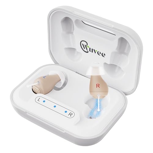 OTC Hearing Aids for Seniors, Rechargeable Hearing Aid Amplifiers Devices with Noise Cancelling...