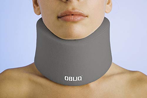 obliq Foam Soft Cervical Collar Adjustable Neck Brace Relieves Pain & Pressure In Spine