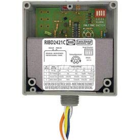 RIB Enclosed Relays RIBD2421C, 10A, SPDT, 24VAC/DC/120-277VAC