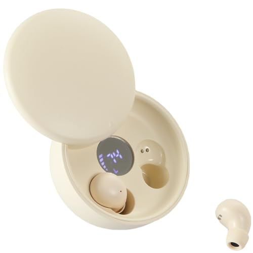 Honcas Mini Invisible Bluetooth Earbuds - Ergonomic Wireless Earbuds with Premium Sound Quality and...