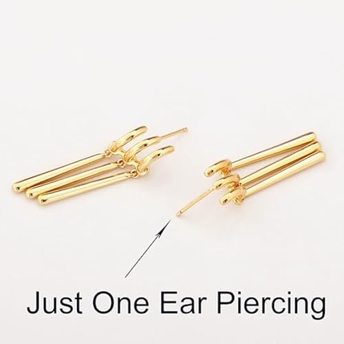HUUiWAA One P.Anime Earrings For Women Men Cosplay-Just One Ear Piercing, Metal, No Gemstone