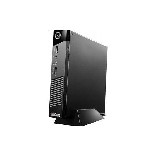 LEN0VO M73 Mini Desktop PC (Core I3 4th gen | 4 GB RAM | 500 GB SSD | Windows 10 Pro | MS Office | HD Graphics | USB | Ethernet | VGA | Black | Tested & Ready) 1 Year Seller Warranty