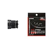 シグマ(Sigma) レンズ 56mm F1.4 DC DN Canon キヤノン RFマウント 単焦点 望遠 APS-C ミラーレス用 Contemporary + ハクバ レンズフィルター 55mm XC-PRO エクストリーム レンズガード