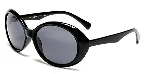SAMBA SHADES Women's Sunglasses Polarized Lens Oversized Frame Retro Audrey Hepburn Style