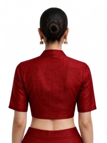 Image of Thevasa Women's Divine Collar Blouse