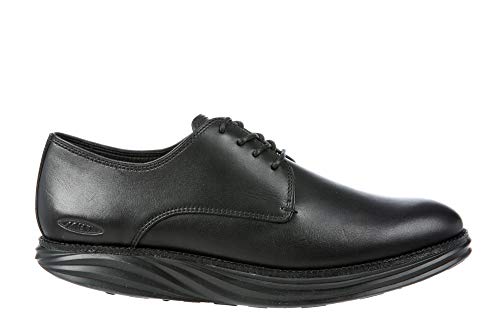 MBT Men's Boston Dress Lace Up Oxford with Low Rocker Bottom2