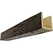 Ekena Millwork BMPC3C0060X060X120ZW 3-Sided (U Pecky Cypress Endurathane Faux Wood Ceiling Beam, 6"W x 6"H x 10