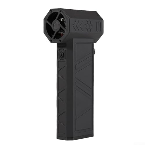 Ventilador turbo de 130.000 rpm, soplador inalámbrico de alta velocidad con motor sin escobillas, velocidad de viento de 52 m/s, baterías duales 21700 de 4000 mAh, control de 3 velocidades (30 K-130 K