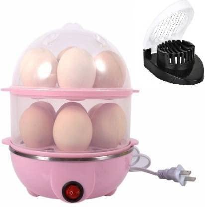 Harsh narrow fab 14 Egg Cooker Double Layer Egg Boiler Electric Cooker 14 Egg Poacher for Steaming, Cooking, Boiling Egg Cooker WITH EGG CUTTER Egg Cooker Egg Cooker (14 Eggs)
