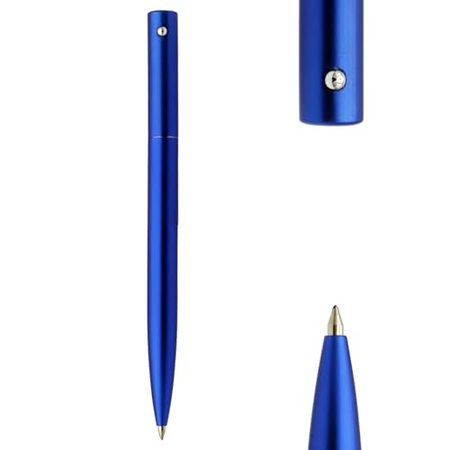 Stylo rétractable en métal DUNBONG bleu, l'excellence de l'encre gel