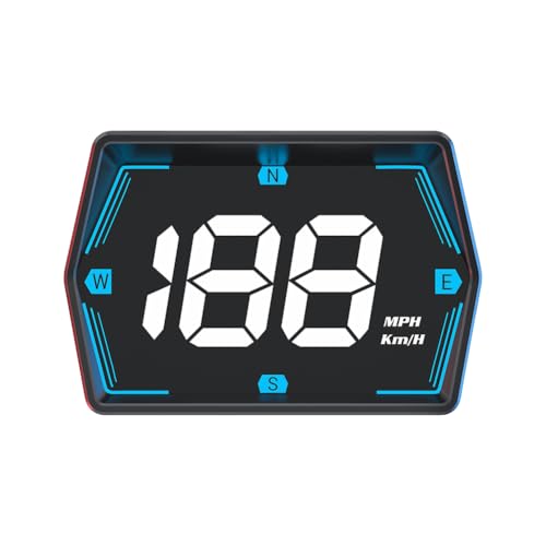 LSYQFB Head Up Display para Fiat Fiorino Idea Linea/Marea Sedan Estate, Portátil Velocímetro Digital para Coche Pantalla de Cabeza Alta de Coche Plug & Play