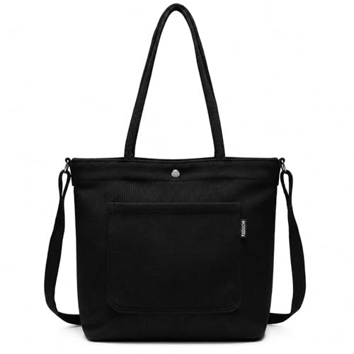 Bolsa Transversal Feminina Ombro Casual Veludo Básica Grande (Preto)
