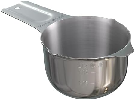 Amazon.com: Color Up Premium 2/3 Cup Measuring Cup (160 ml) - Stainless ...