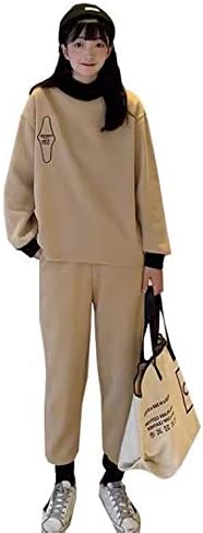 Amazon スウェット 上下セット 韓国ファッション レディース セットアップ スエット パーカー パンツ ロングパンツ 長袖 無地 ルームウェア 部屋着 ダンス 春 秋 冬 レディース セットアップ カジュアル パジャマ ルームウェアセット 通販