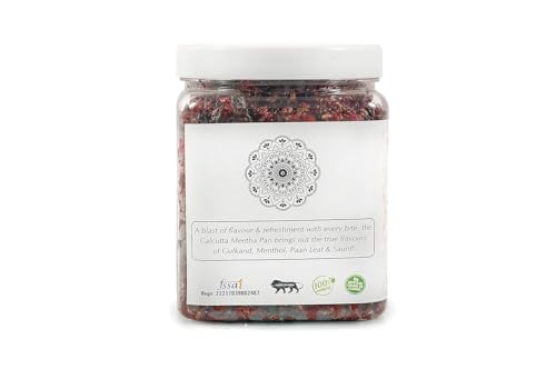 NatureVit Calcutta Meetha Paan Mukhwaas – 800g | Traditional Indian Sweet Mouth Freshener | Natural Digestive After-Meal Treat