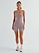 AUTOMET Women's One Piece Jumpsuits Short Bodysuit Workout Rompers Summer Outfits Gym Yoga Beach Fashion Clothes 2025 CoffeeGrey XL