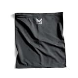 MISSION Cooling Compact 6-in-1 Neck Gaiter, Black - Lightweight & Durable - Cools Up to 2 Hours - UPF 50 Sun Protection - Machine Washable