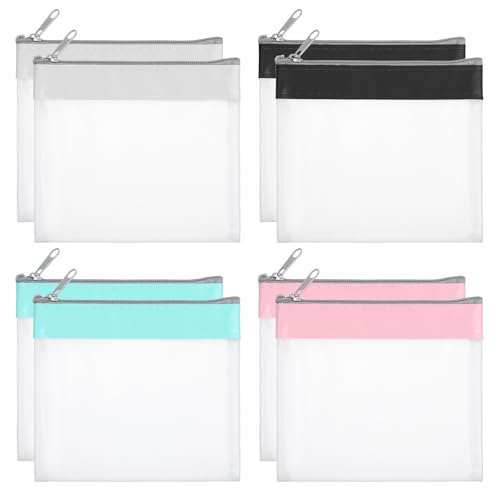 8pcs Small Clear Makeup Bag,4.72