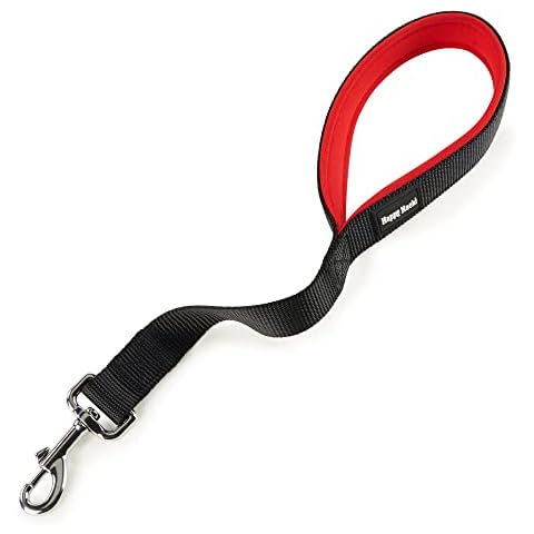 PETTOM Louvra Correa de Perro Corta Nylon con Mango Suave Cover