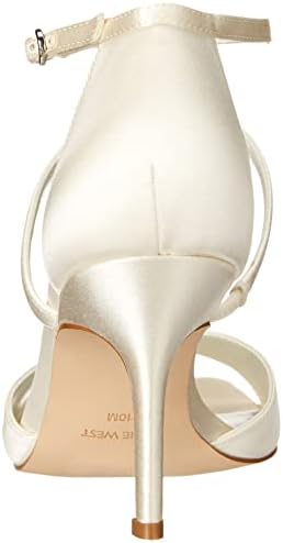 Nine West Women's Sighs Heeled Sandal, Ivory, 7 | Image 2