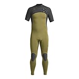Xcel Mens Comp X Short Sleeve Fullsuit 2mm - Khaki/Gunmetal | Medium