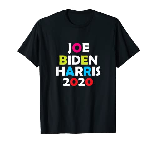 Colorido político Joe Biden, Kamala Harris Elección 2020 Camiseta