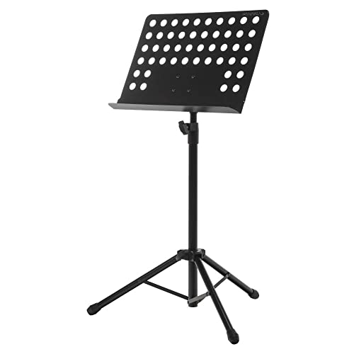 Proel RSM360WOB - Leggio Musicale Forato Con Altezza Regolabile, Nero Opaco (Attenzione: Borsa Trasporto Non Inclusa) - 7
