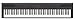 Yamaha P115 88-Key Weighted Action Digital Piano with Sustain Pedal, Black