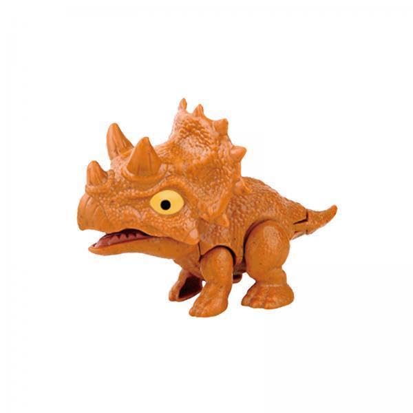 CALANDIS™ 2xBiting Finger Dinosaur Toy with Flexible Joints Action Figure for Props Kids Brown Triceratops | Other Educational Toys | Educational-image-21