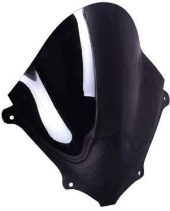 Image of Old Gixxer SF DB Visor Windshield Wind Deflector Dark Smoke Black Color
