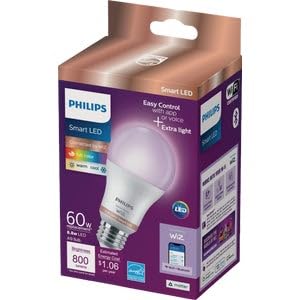 Philips WiZ A19 Smart Wi-Fi Color Changing Bulb