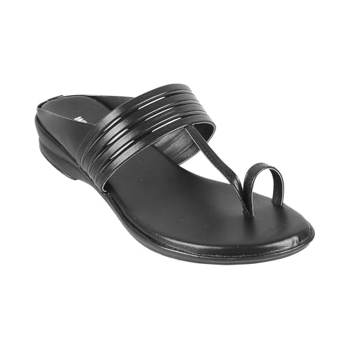 Image of Walkway Women Synthetic Leather Wedge Heel Fashion Sandal