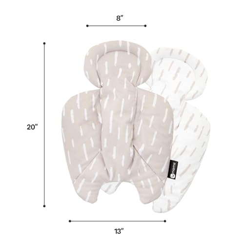 Image of 4moms RockaRoo and MamaRoo Infant Insert, Machine Washable, Soft, Plush Fabric, Reversible Design, Sand