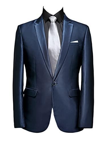 Costume deux pièces pour homme avec veste à un bouton et pantalon de bal