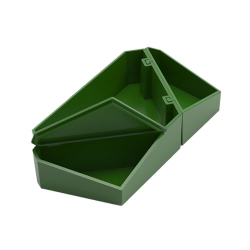 うさぎ用ボウル 多機能取り外し可能ペットディッシュ 水と餌用 ABS素材 12.6x6.2x2.4cm ハムスター・爬虫類対応 (B)
