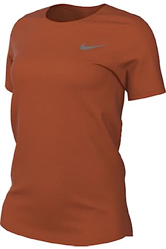 Nike Womens Legend Short Sleeve Crew T-Shirt (US, Alpha, XX-Large, Regular, Regular, University Orange)