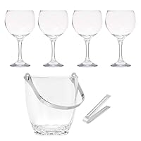 Vivalto Eiswürfel-Set, 4 Gin-Tonic-Gläser