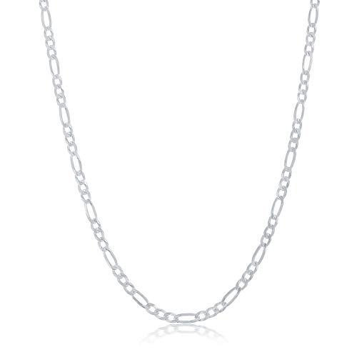 Chaîne en argent véritable fabriquée en Italie collier élégant unisexe