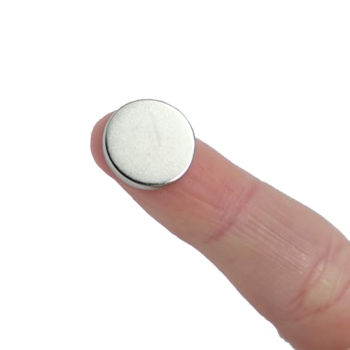 N35 Neodymium Magnet for Arts, Crafts, Model Making, DIY, Hobbies and Packaging - 15mm dia x 2mm thick - 1.8kg Pull - Pack of 10