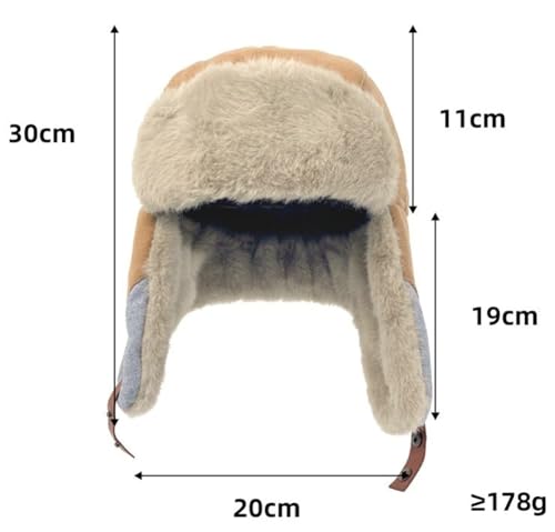 Retro Fashion Patchwork Warm Fuzzy Hat Outdoor Casual Ear Protection Cap Light Windproof Durable Hat for Unisex 20252