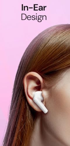 Image of KDM Z4 JackPods Bluetooth 5.4 Wireless Earbuds, 30 Hours Total Playtime, 6H Single Charge, Type-C Fast Charging (90 Min), In-Ear Design with Silicon Covers, Voice Assistant for Android & iPhone, Black