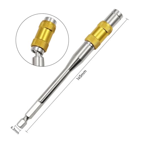 Foret tige d'extension 145mm et embouts de tournevis