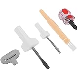 TOKIDNY Sewing Device Repair Kit mit Schraubendreher und Reinigungsbürste Praktisches Nähmaschinen Reparaturwerkzeug für Haushaltsgeräte Leicht und Vielseitig für Wartung und Reinigung