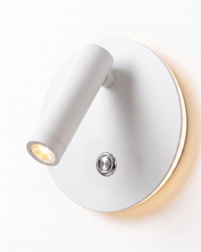 Opulux Hardwired 6W LED Wall Mounted Reading Light