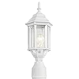 Kichler 49256WH Chesapeake Outdoor Post Mount 1-Light, White