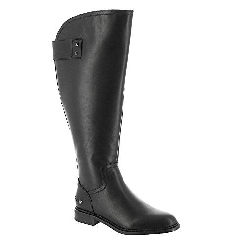 Franco Sarto Womens Henrietta Wide Calf Riding Boots Black 8 Medium (B,M)