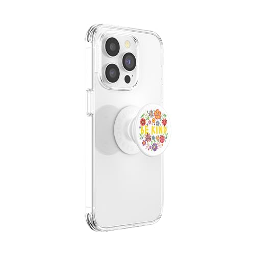 POPSOCKETS Phone Grip with Expanding Kickstand - Be Kind Embroidery